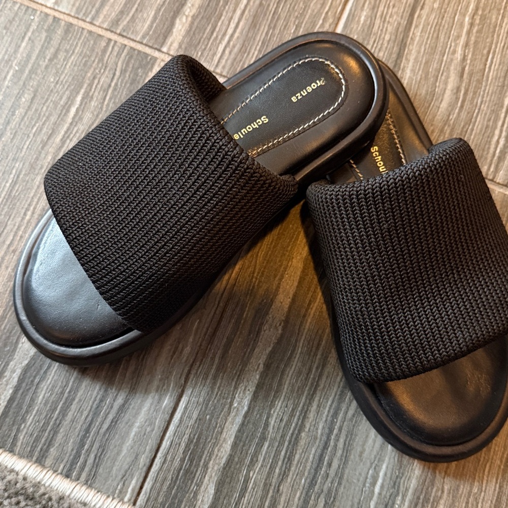 Proenza Schouler Black Leather Sandals - Picture 5 of 9